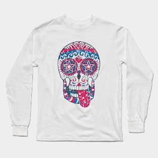 MEXICAN SKULL - DAY OF THE DEAD Long Sleeve T-Shirt